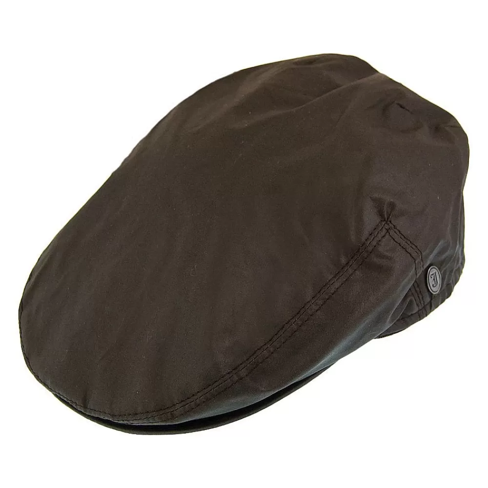 Chapeaux De Pluie | Casquettes Plates^Jaxon & James Casquette Plate en Toile Cirée marron JAXON & JAMES