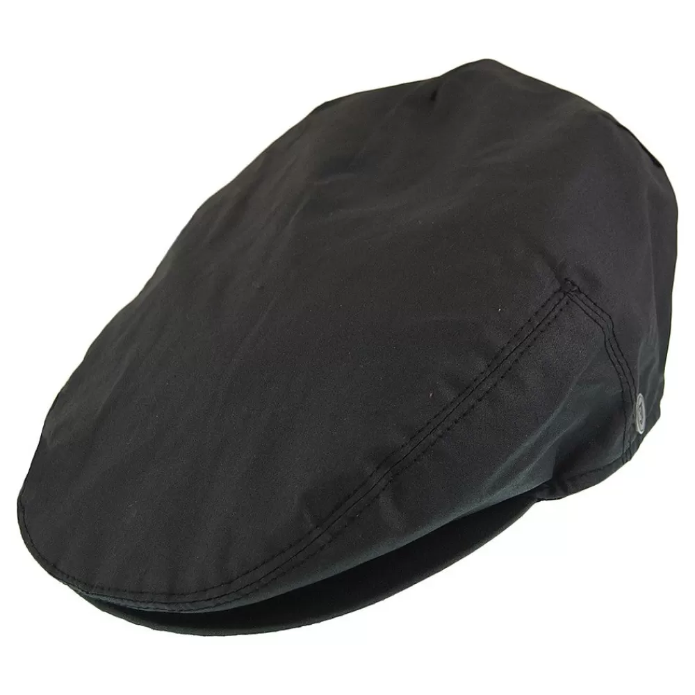 Chapeaux De Pluie | Casquettes Plates^Jaxon & James Casquette Plate en Toile Cirée noir JAXON & JAMES