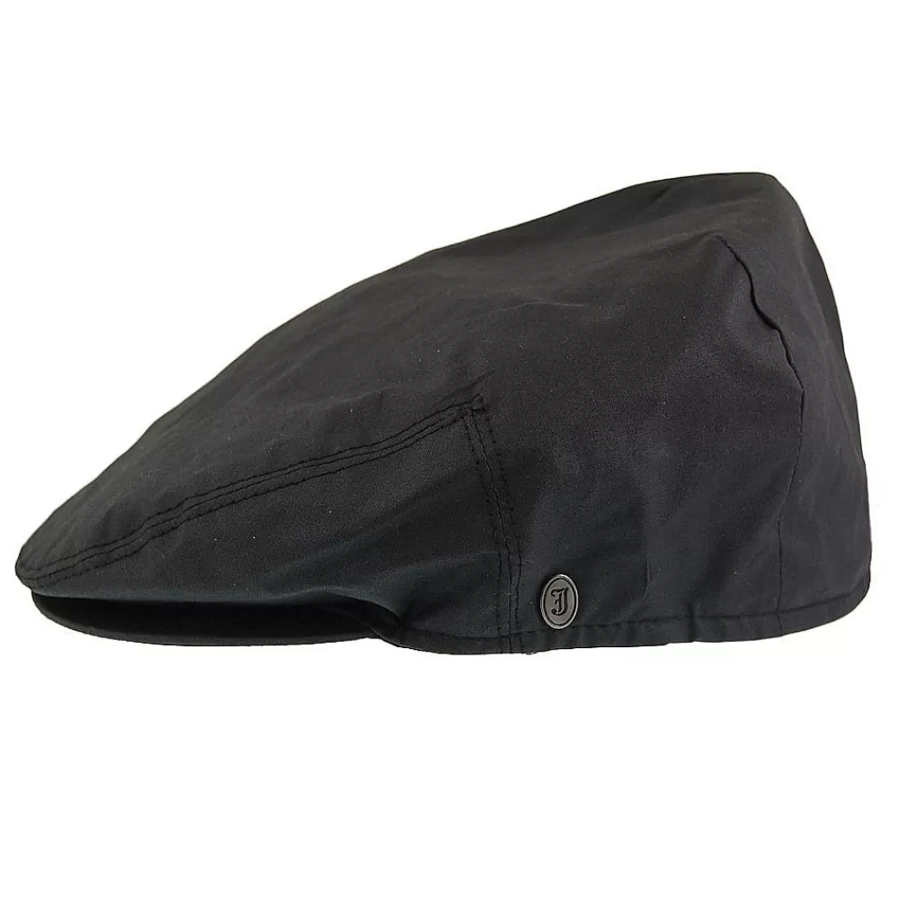 Chapeaux De Pluie | Casquettes Plates^Jaxon & James Casquette Plate en Toile Cirée noir JAXON & JAMES