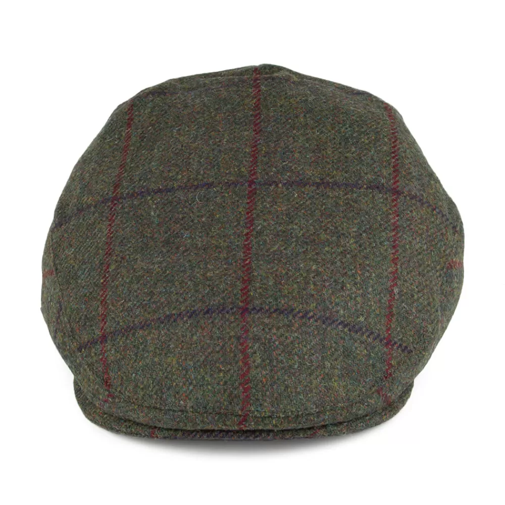 Casquettes Plates | Casquettes Plates^Christys Casquette Plate en Tweed Balmoral Country olive