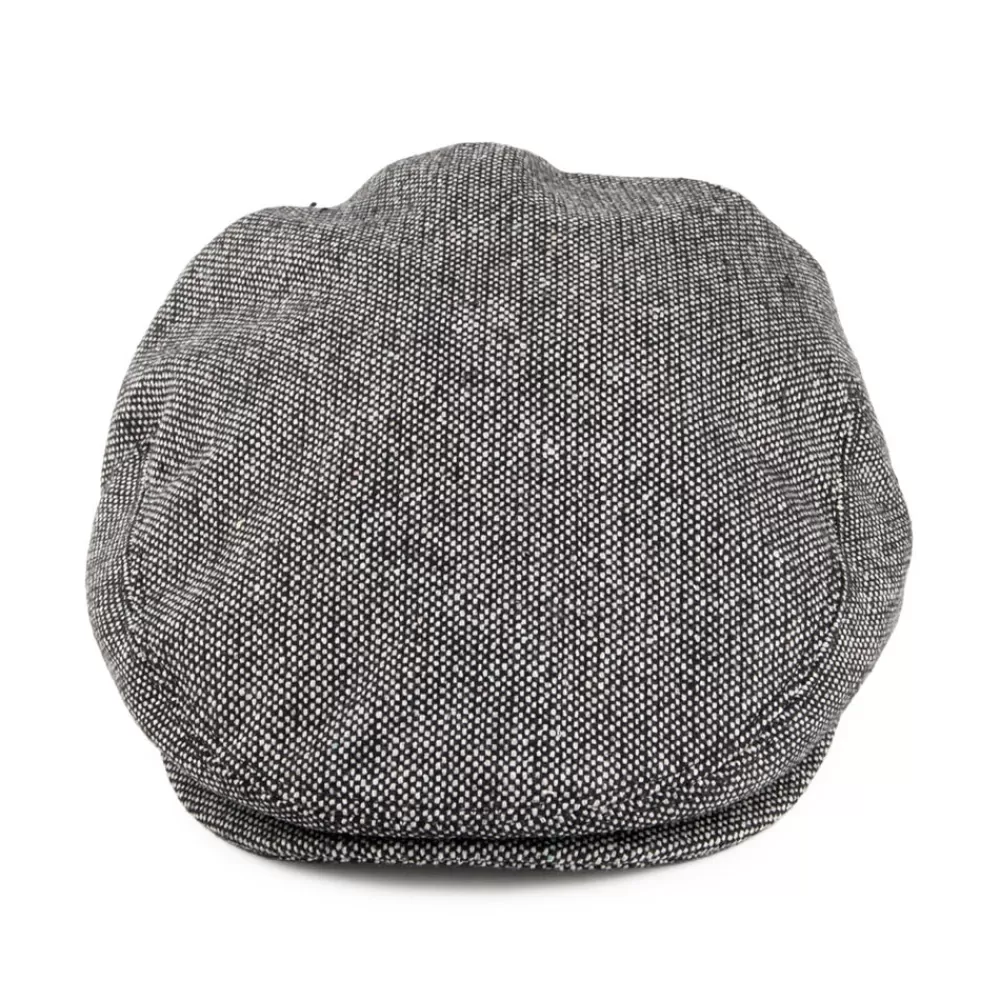 Casquettes Plates | Grandes Tailles^Jaxon & James Casquette Plate en Tweed Chiné noir JAXON & JAMES