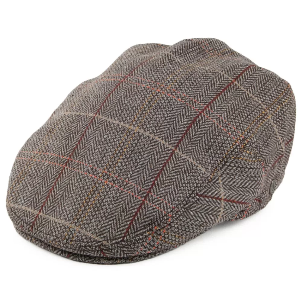 Casquettes Plates | Casquettes Femme^Jaxon & James Casquette Plate en Tweed marron-gris JAXON & JAMES