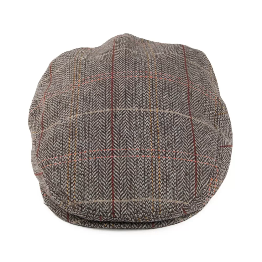 Casquettes Plates | Casquettes Femme^Jaxon & James Casquette Plate en Tweed marron-gris JAXON & JAMES