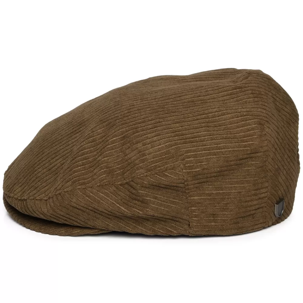 Casquettes Plates | Casquettes Plates^Brixton Casquette Plate en Velours Côtelé Large Hooligan marron clair