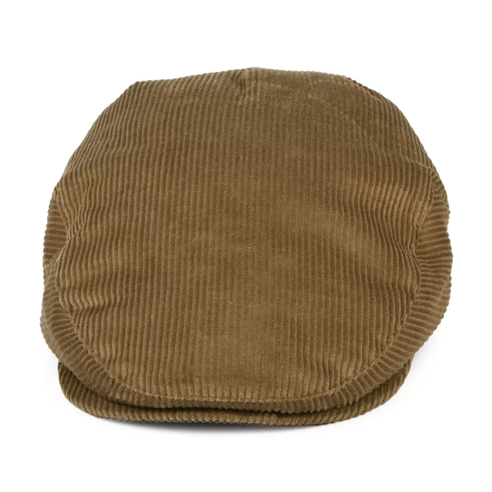 Casquettes Plates | Casquettes Plates^Failsworth Casquette Plate en Velours Côtelé marron clair