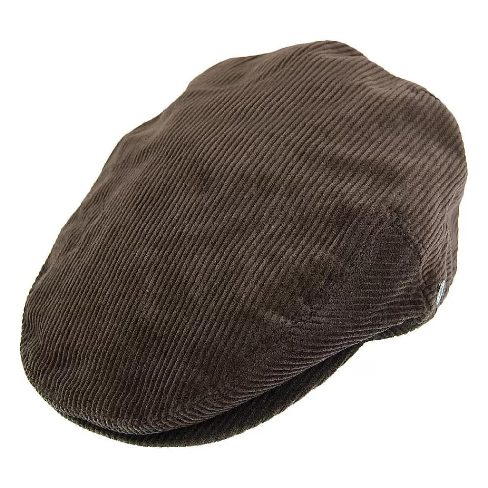 Casquettes Plates | Casquettes Femme^Jaxon & James Casquette Plate en Velours Côtelé marron JAXON & JAMES