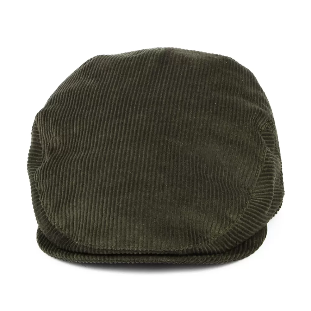Casquettes Plates | Casquettes Plates^Failsworth Casquette Plate en Velours Côtelé olive