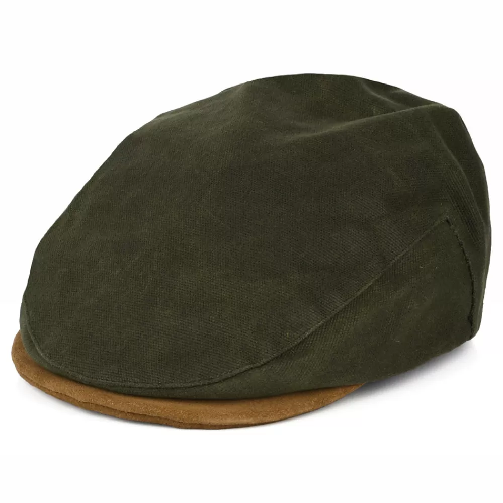 Casquettes Plates | Casquettes Plates^Brixton Casquette Plate Hooligan olive-beige sable