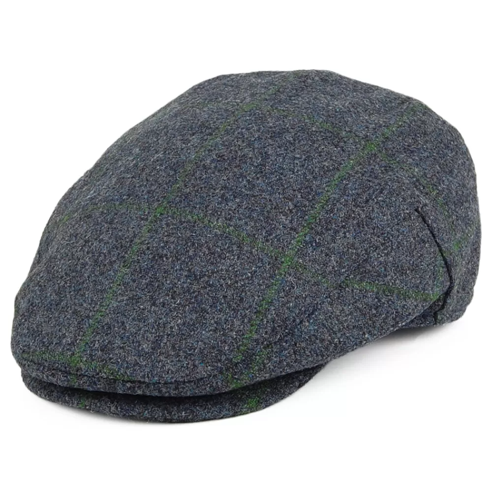 Casquettes Plates | Chapeaux Hiver^Failsworth Casquette Plate Imperméable à Carreaux bleu-mousse