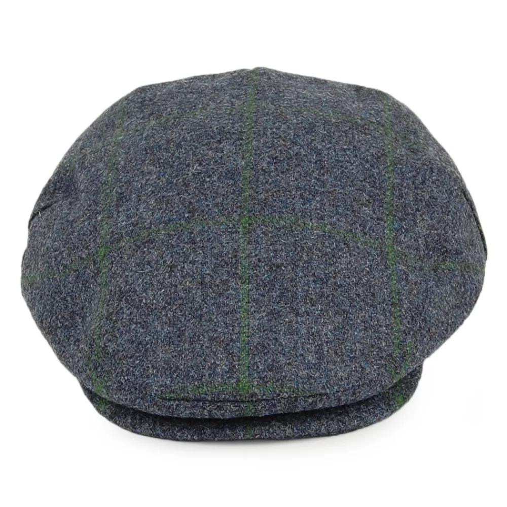 Casquettes Plates | Chapeaux Hiver^Failsworth Casquette Plate Imperméable à Carreaux bleu-mousse