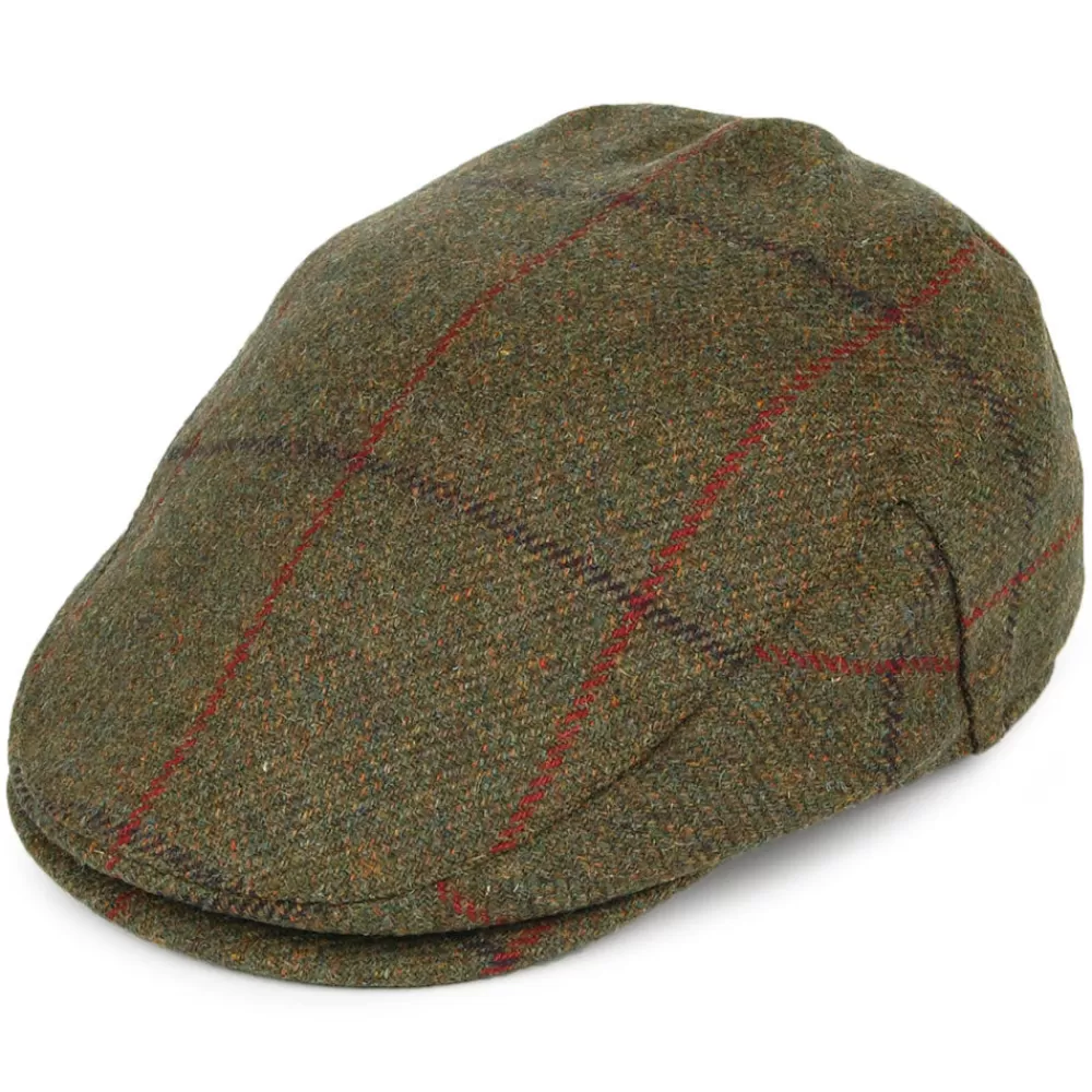 Casquettes Plates | Chapeaux Hiver^Failsworth Casquette Plate Imperméable à Carreaux olive