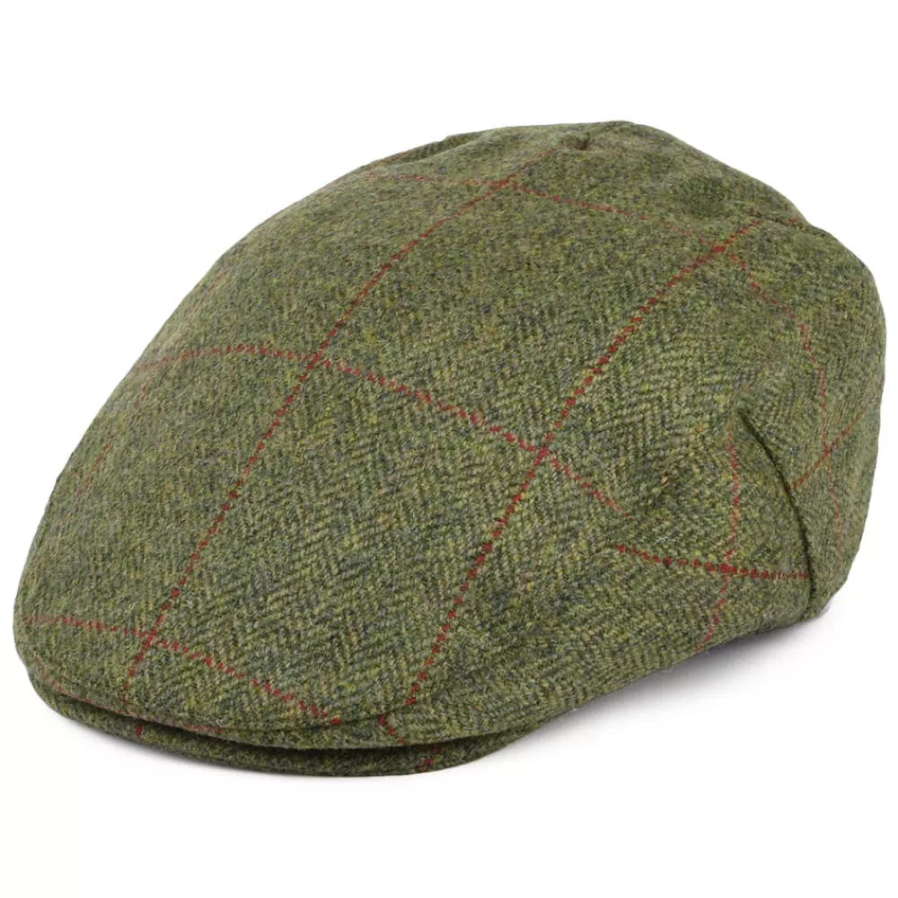 Casquettes Plates | Chapeaux Hiver^Failsworth Casquette Plate Imperméable à Chevrons et Carreaux mousse-beige sable