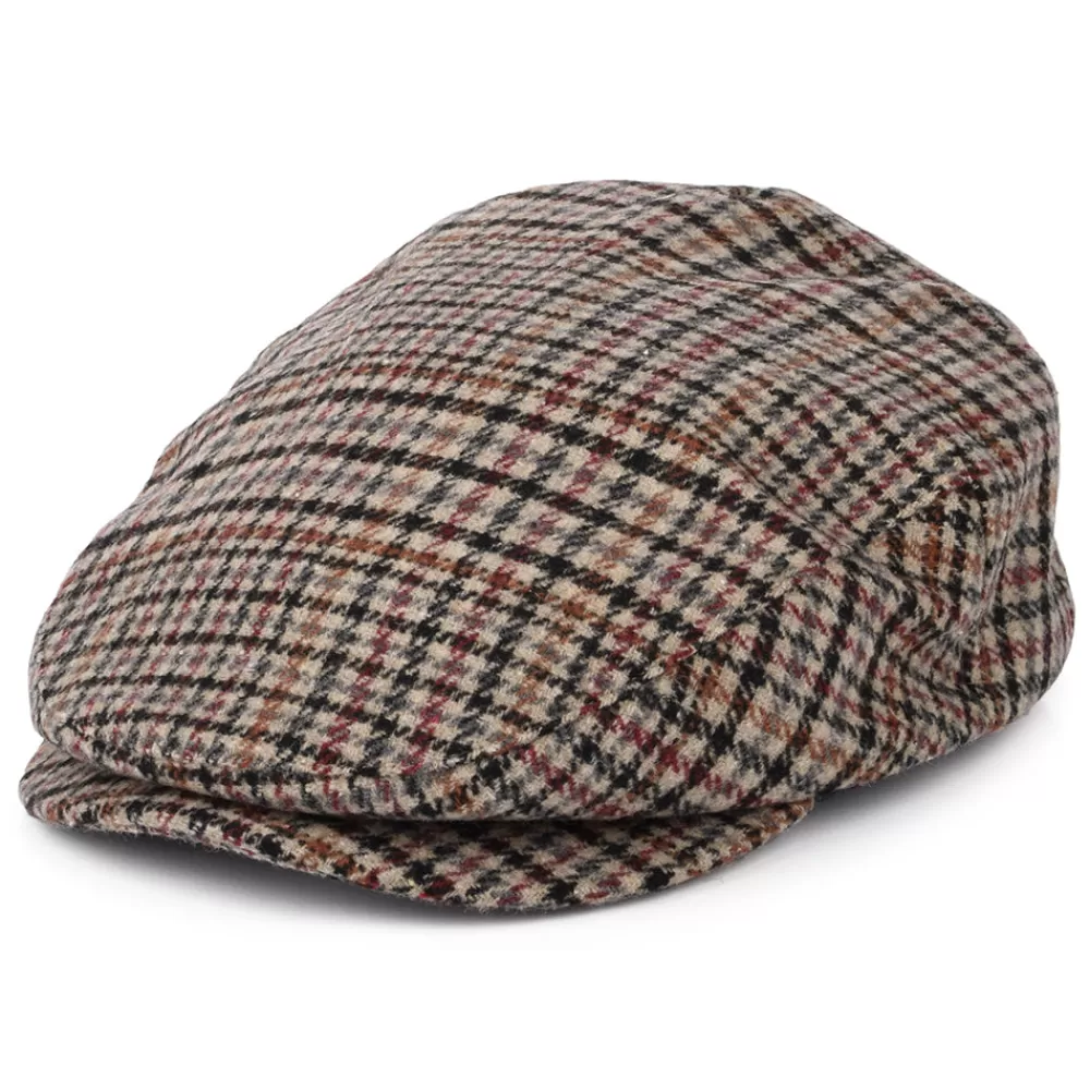 Casquettes Plates | Grandes Tailles^Brixton Casquette Plate Pied-de-Poule Hooligan sable-noir-violet