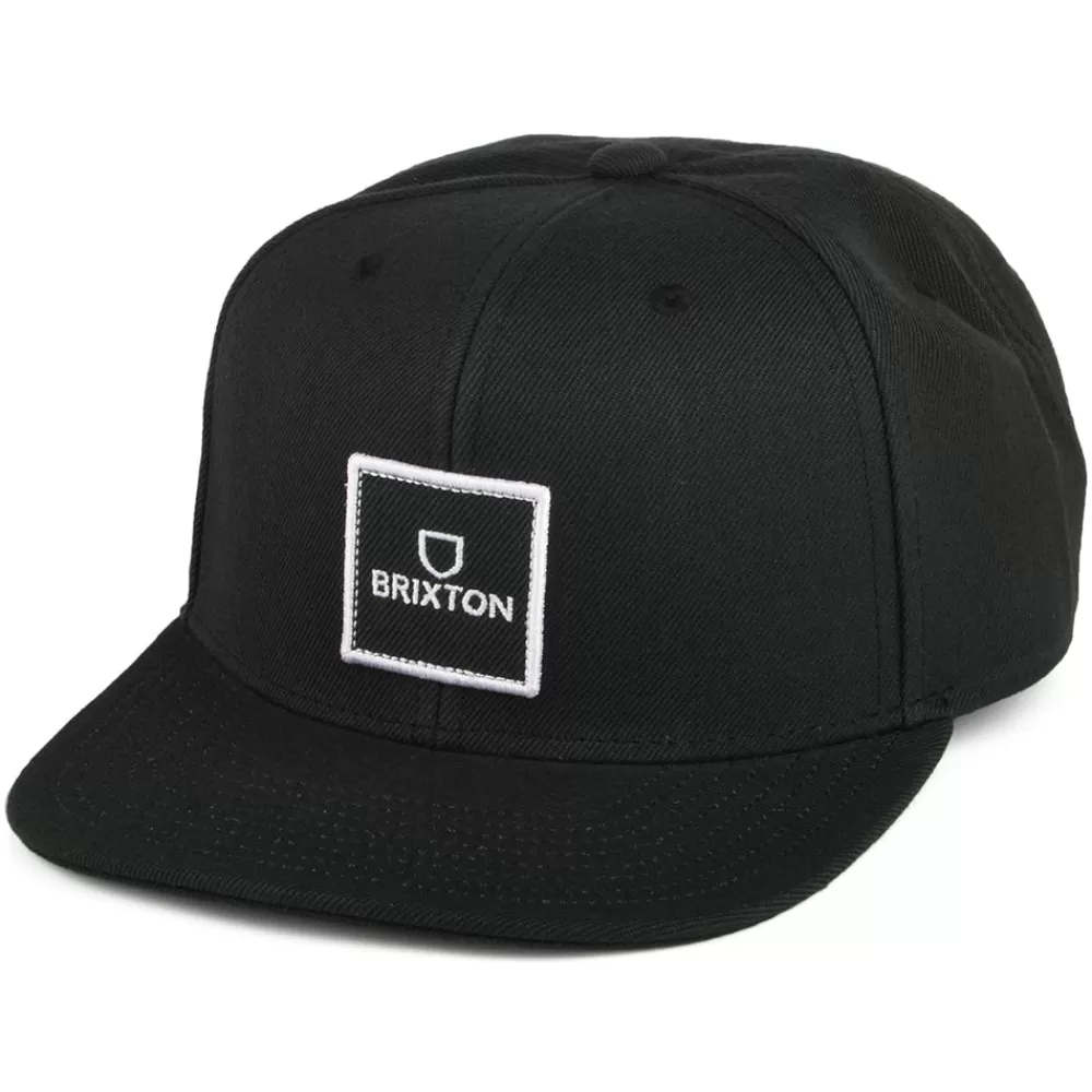 Casquettes De Baseball | Casquettes Homme^Brixton Casquette Snapback Alpha Square NetPlus MP noir
