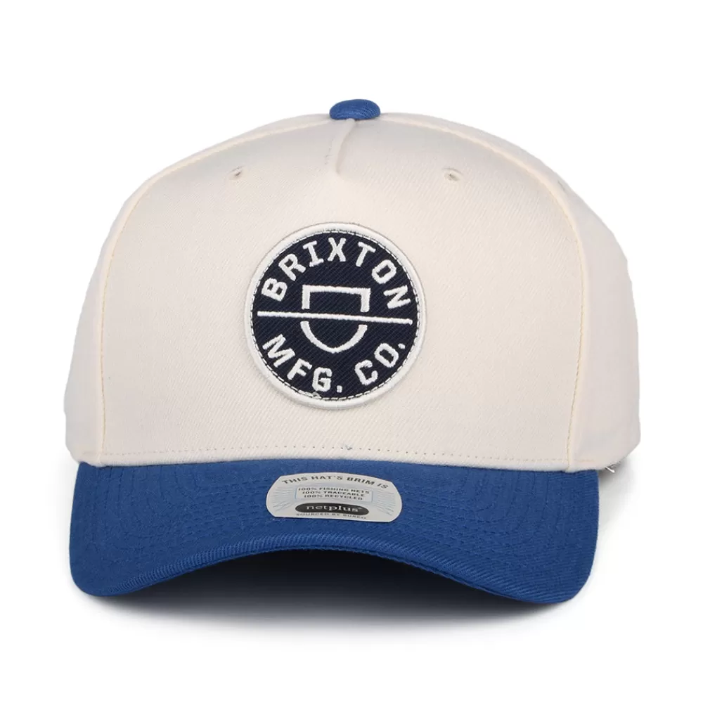 Casquettes De Baseball | Casquettes Homme^Brixton Casquette Snapback Crest C NetPlus MP blanc cassé-bleu