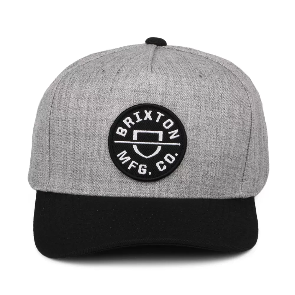 Casquettes De Baseball | Casquettes Homme^Brixton Casquette Snapback Crest C NetPlus MP gris chiné-noir