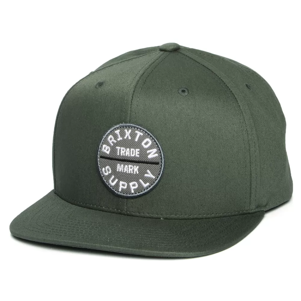 Casquettes De Baseball | Casquettes Homme^Brixton Casquette Snapback en Coton Oath III vétiver foncé