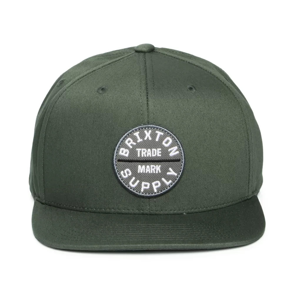 Casquettes De Baseball | Casquettes Homme^Brixton Casquette Snapback en Coton Oath III vétiver foncé