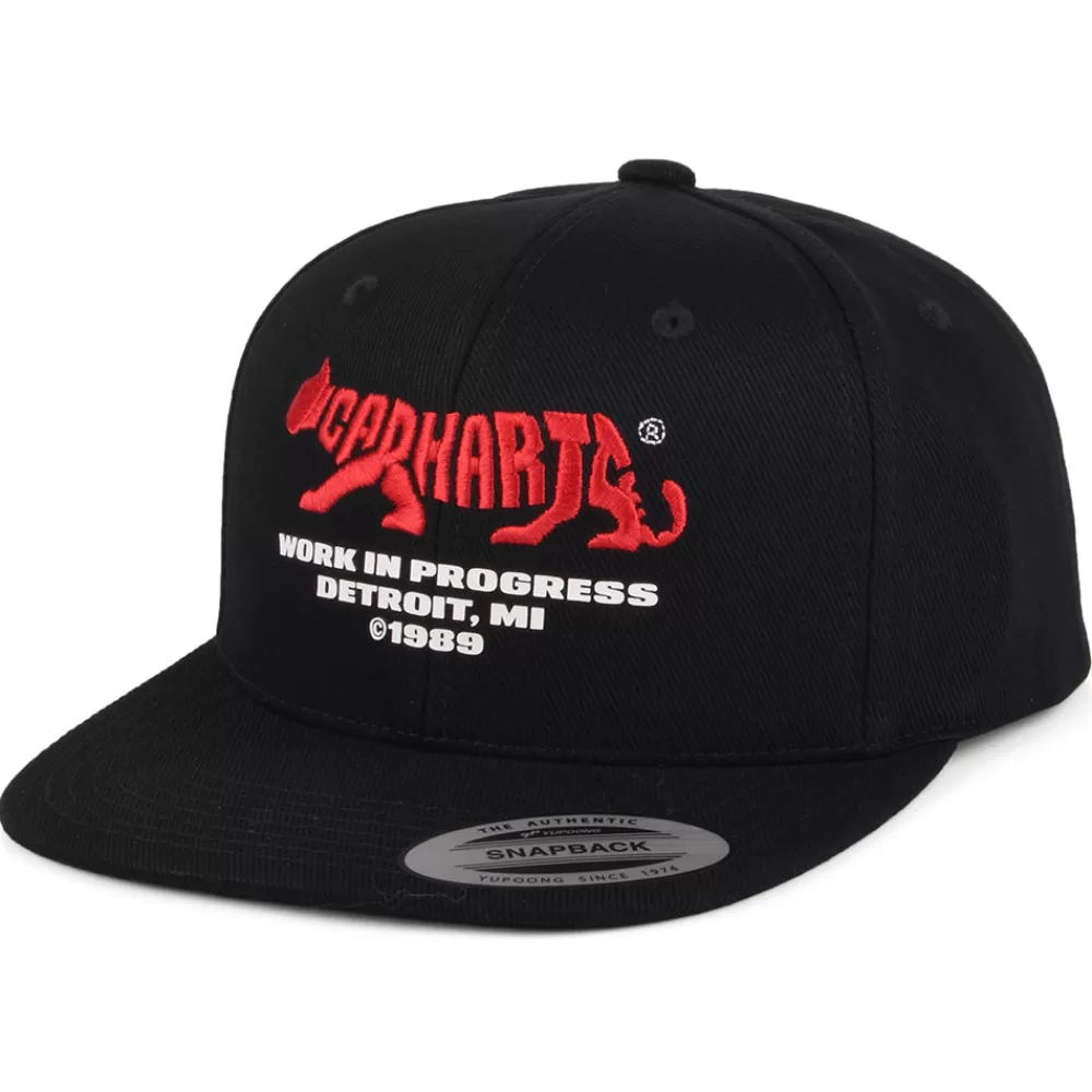 Casquettes Homme^Carhartt WIP Casquette Snapback en Coton Rocky noir
