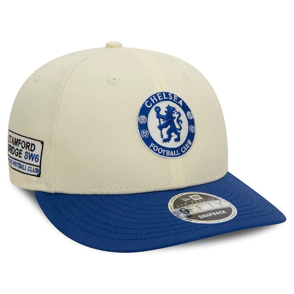 Casquettes De Baseball | Casquettes Homme^New Era Casquette Snapback 9FIFTY Lion Crest Low Profile Chelsea FC blanc cassé-bleu