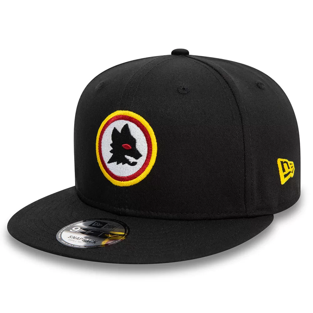 Casquettes De Baseball | Casquettes Homme^New Era Casquette Snapback 9FIFTY Lupetto AS Roma noir
