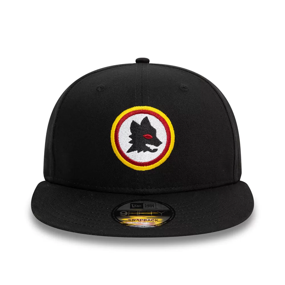 Casquettes De Baseball | Casquettes Homme^New Era Casquette Snapback 9FIFTY Lupetto AS Roma noir