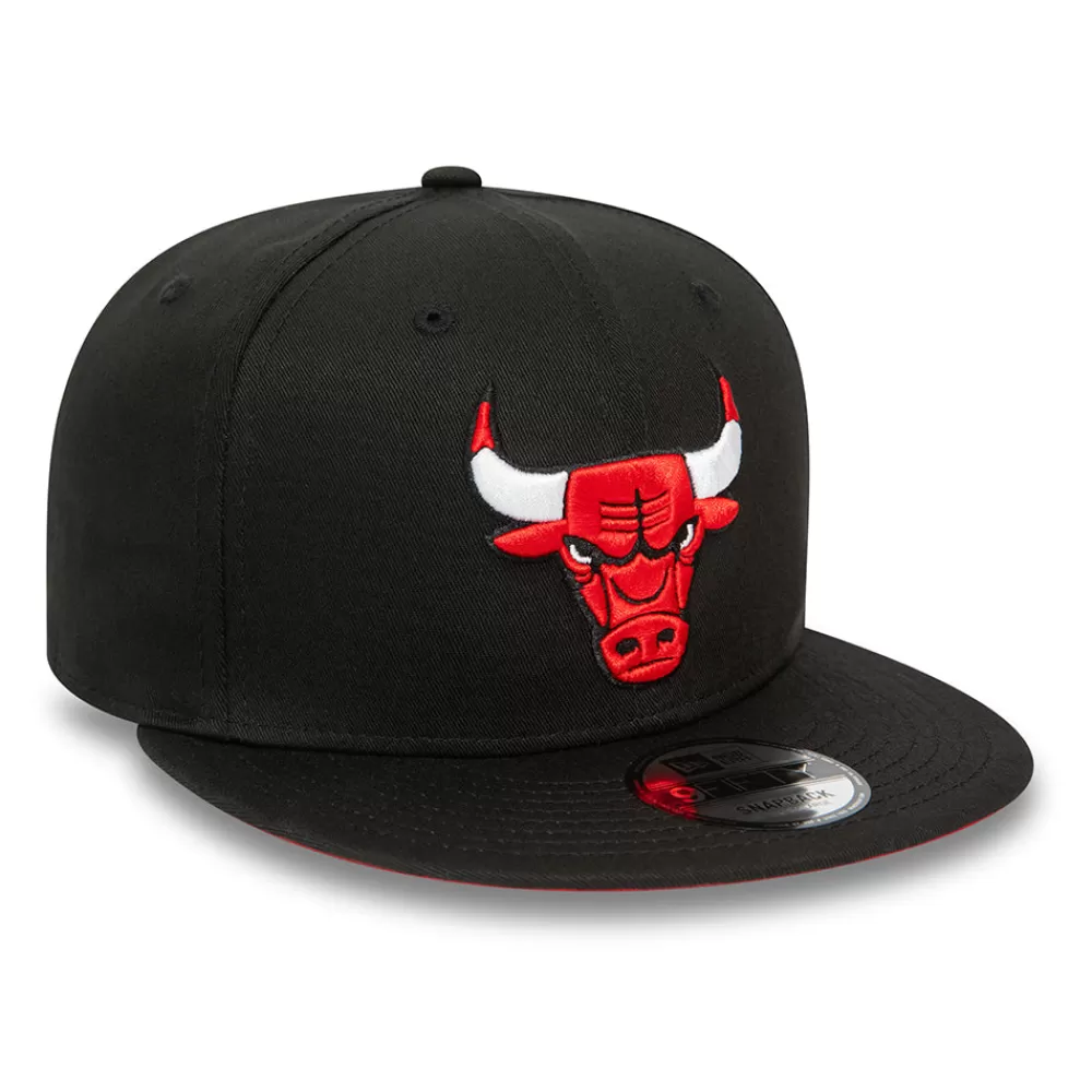 Casquettes Homme^New Era Casquette Snapback 9FIFTY NBA Rear Logo Chicago Bulls noir