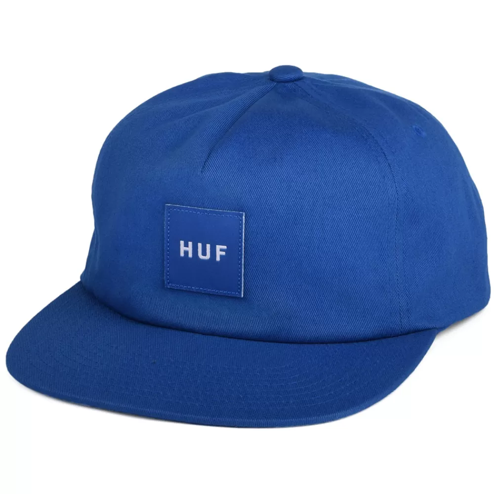Casquettes De Baseball | Casquettes Homme^HUF Casquette Snapback Non Structurée Box Logo bleu cobalt