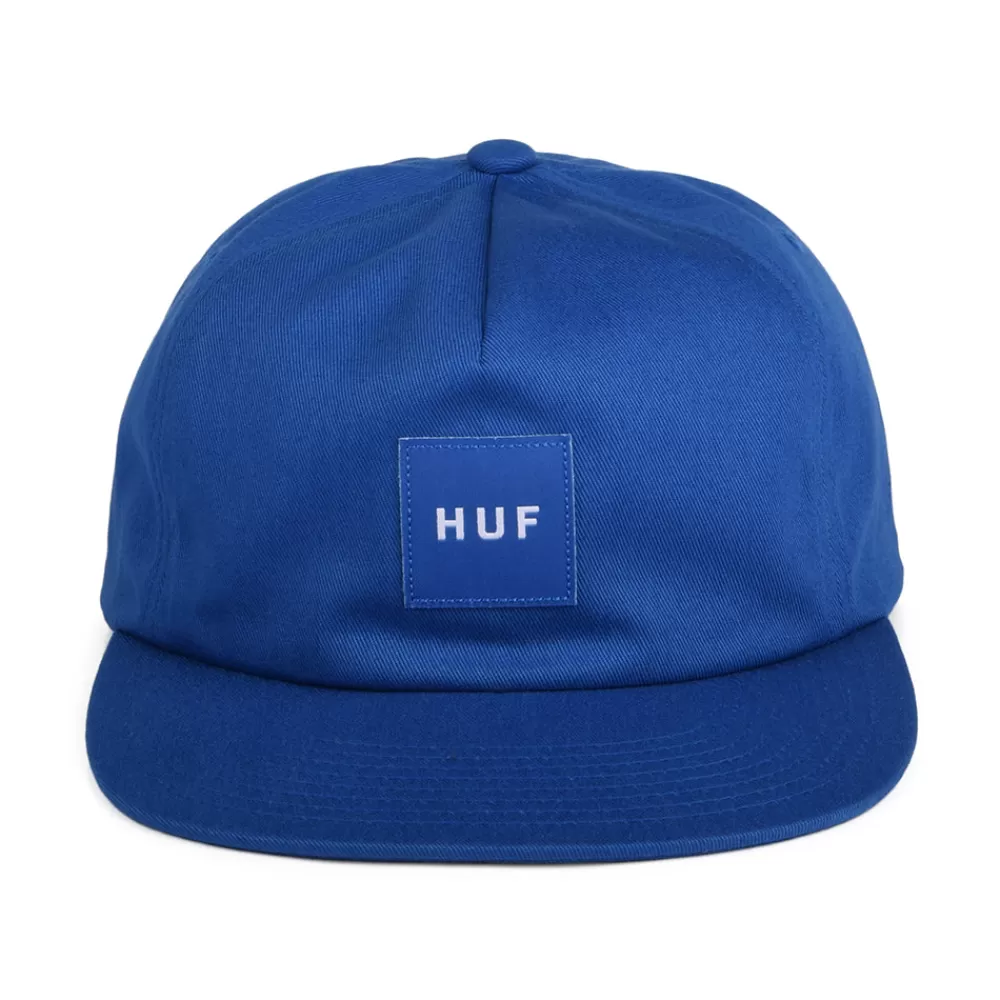 Casquettes De Baseball | Casquettes Homme^HUF Casquette Snapback Non Structurée Box Logo bleu cobalt