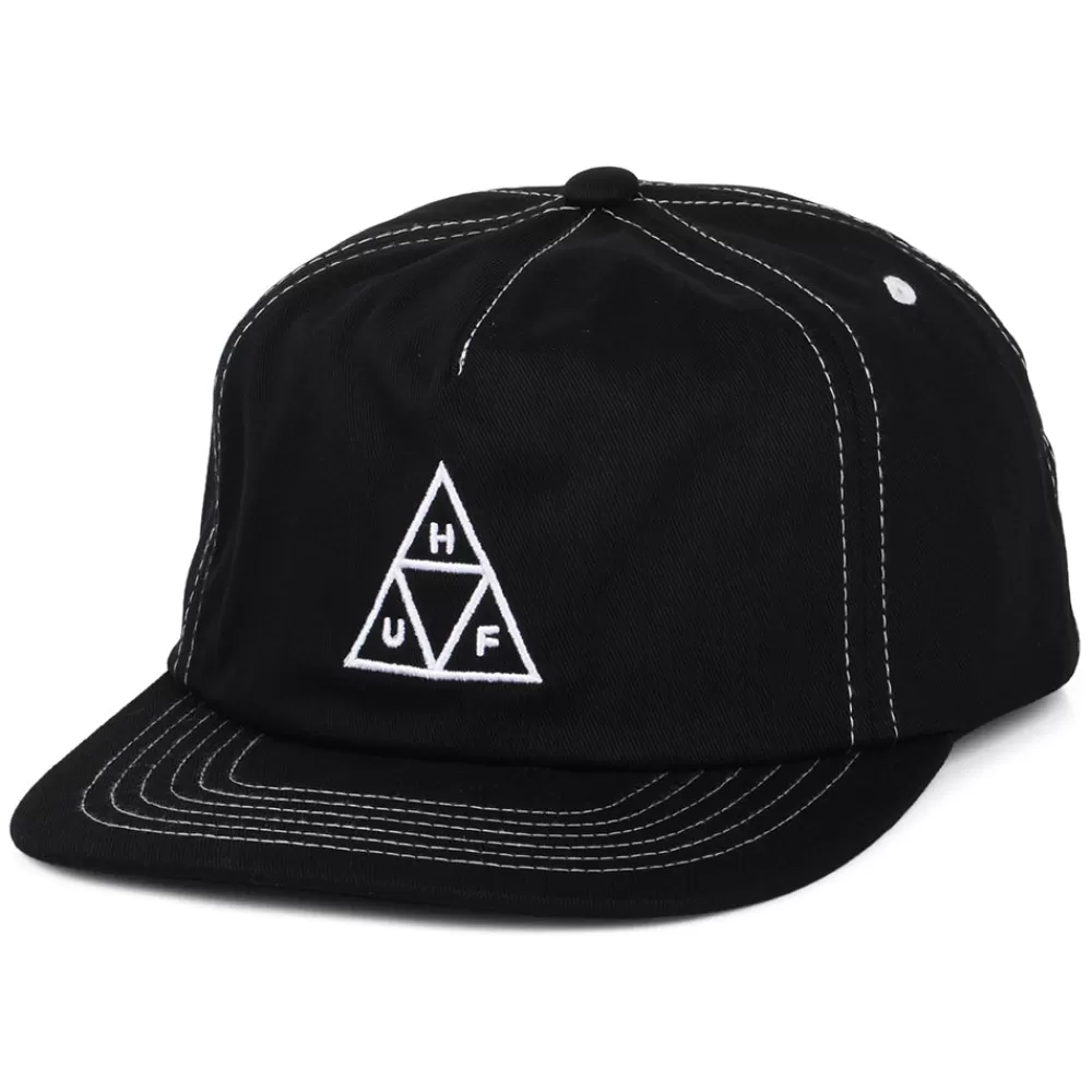 Casquettes De Baseball | Casquettes Homme^HUF Casquette Snapback Non Structurée Triple Triangle noir-blanc