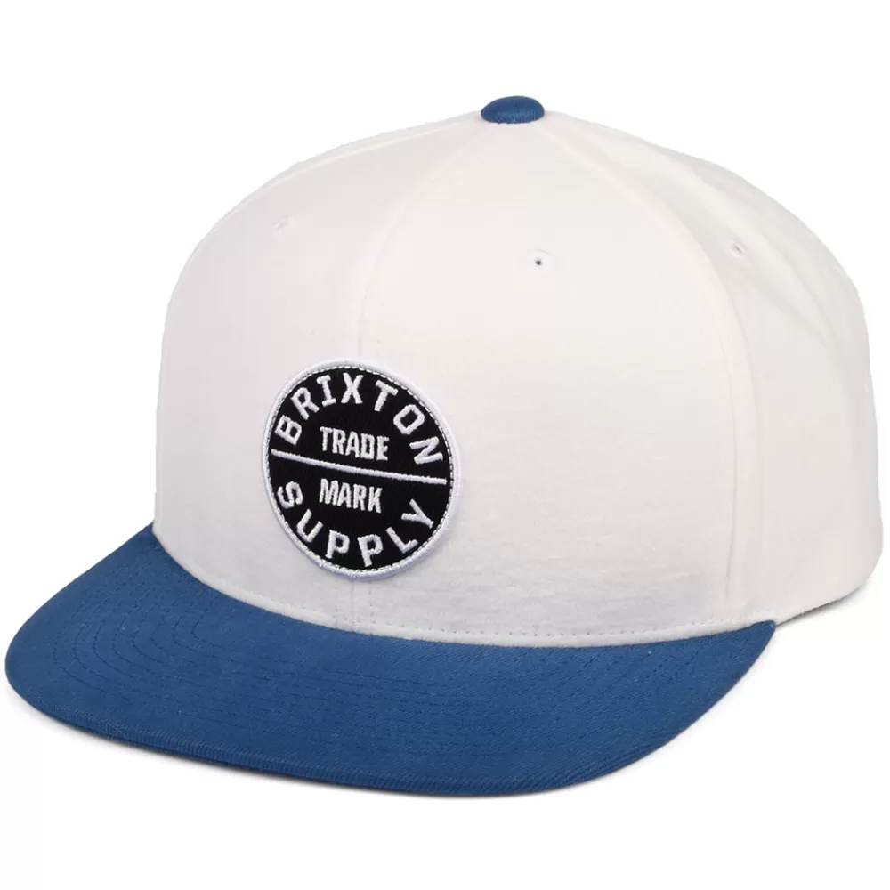 Casquettes De Baseball | Casquettes Homme^Brixton Casquette Snapback Oath III blanc cassé-bleu ciel