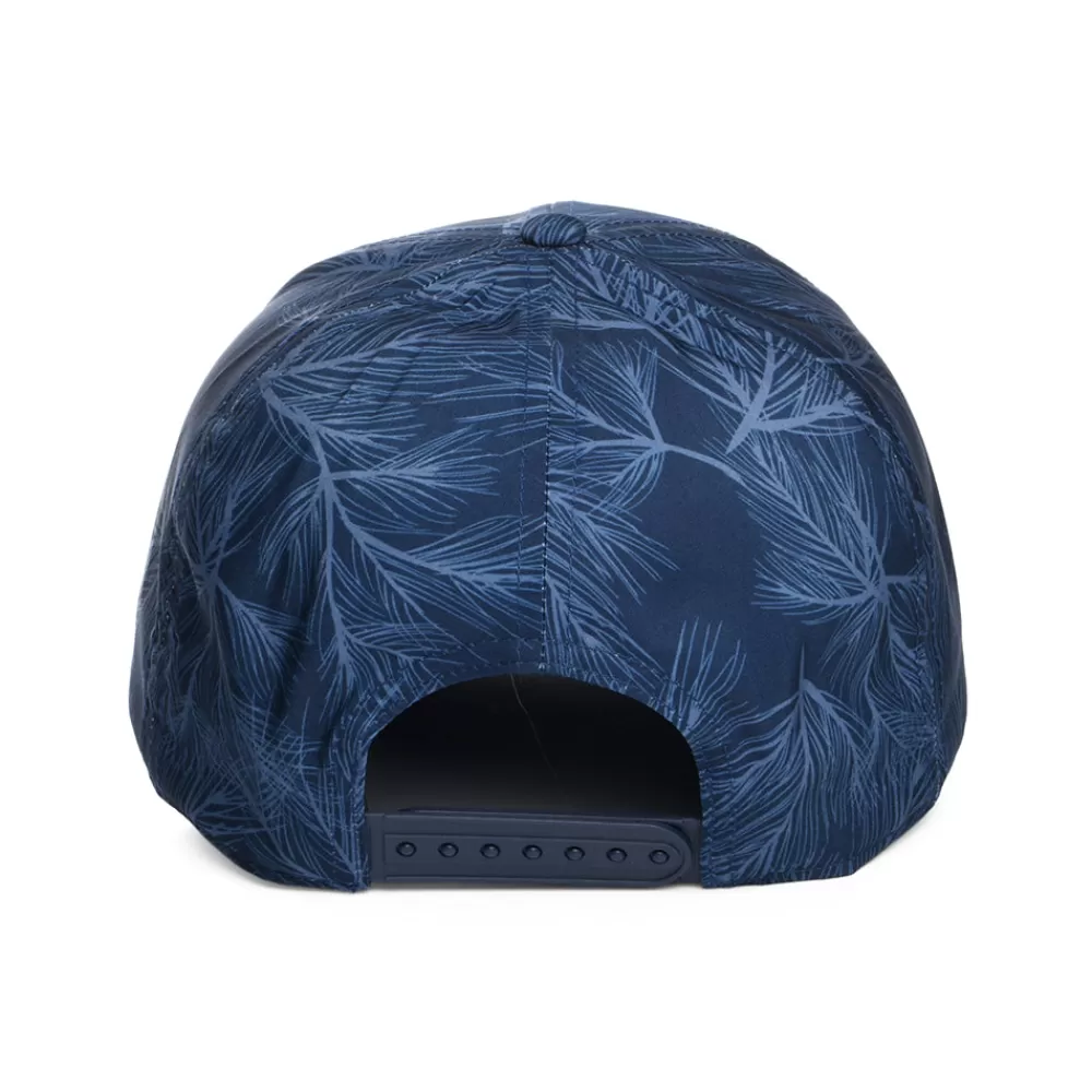 casquette_snapback_recycle_tour_print_bleu_encre_adidas_2.webp Casquettes De Baseball | Casquettes Homme^Adidas Casquette Snapback Recyclée Tour Print bleu encre