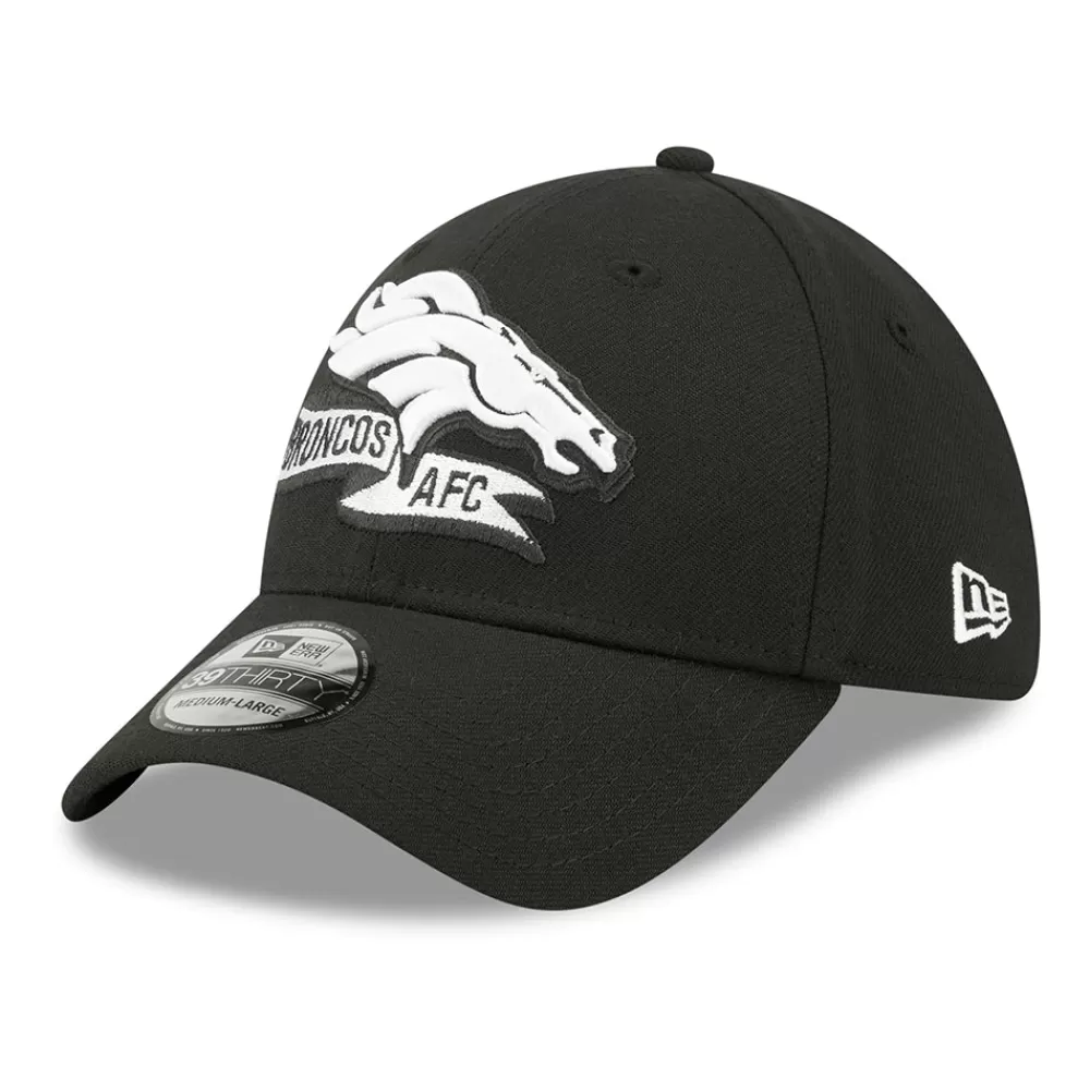Casquettes De Baseball | Casquettes Homme^New Era Casquette 39THIRTY NFL Sideline Denver Broncos noir-blanc