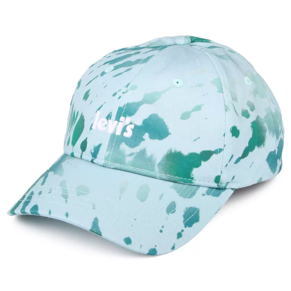 Casquettes De Baseball | Casquettes Homme^Levi's Casquette Tie Dye Poster Logo bleu LEVI'S