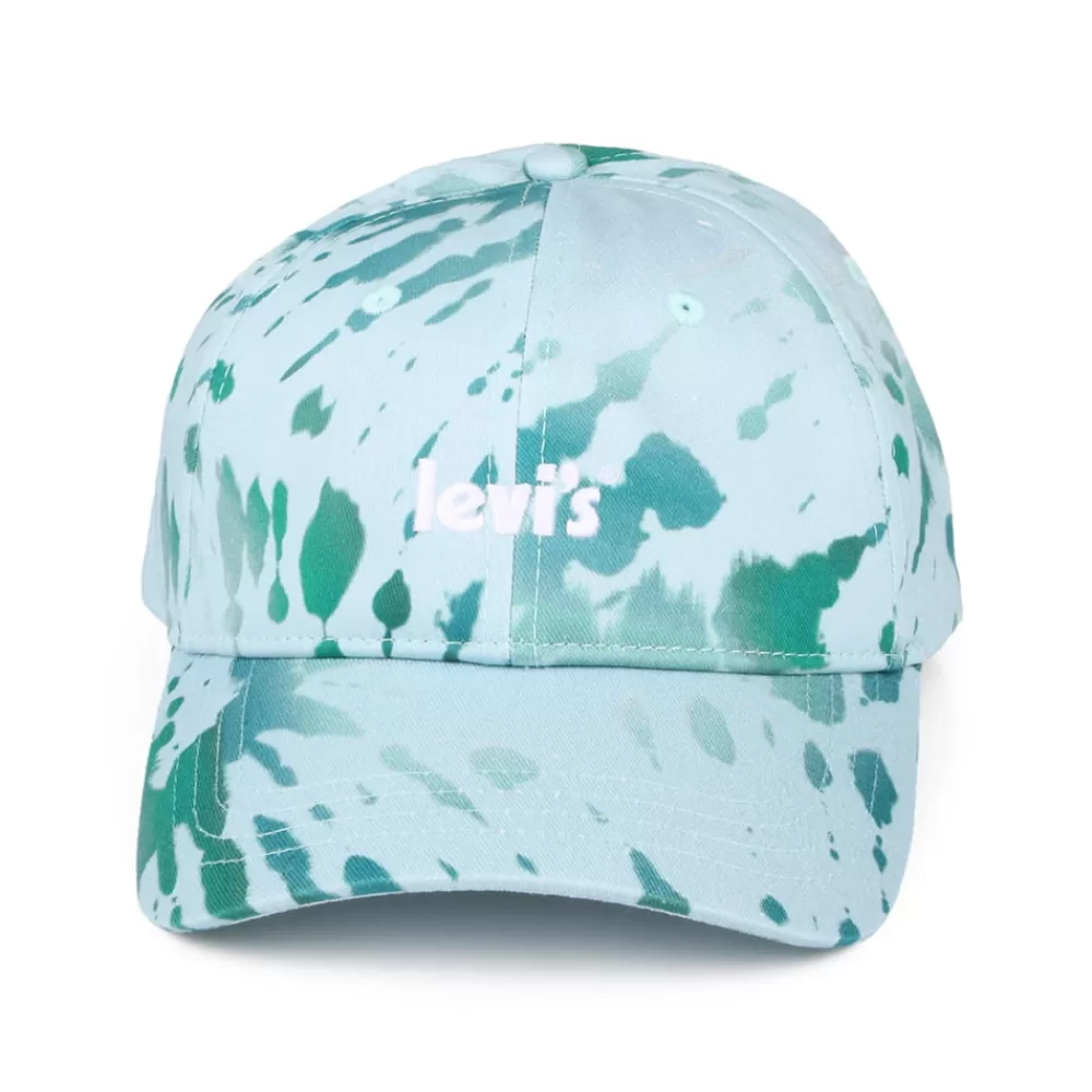 Casquettes De Baseball | Casquettes Homme^Levi's Casquette Tie Dye Poster Logo bleu LEVI'S