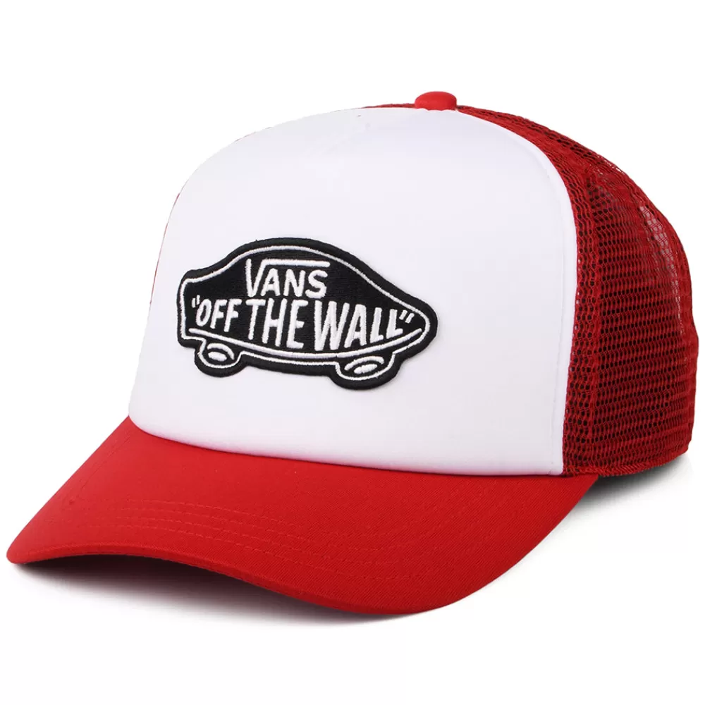 Casquettes Trucker | Casquettes De Baseball^Vans Casquette Trucker à Visière Incurvée Classic Patch blanc-rouge