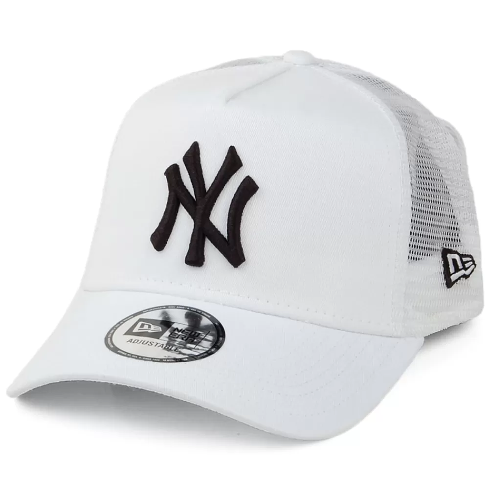 Casquettes Trucker | Casquettes Homme^New Era Casquette Trucker A-Frame 9FORTY MLB Essential New York Yankees blanc-noir