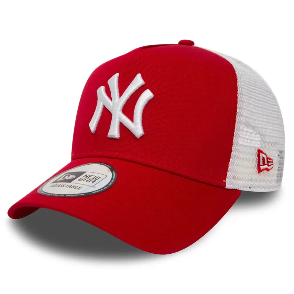 Casquettes Trucker | Casquettes Homme^New Era Casquette Trucker A-Frame MLB Clean Trucker New York Yankees rouge
