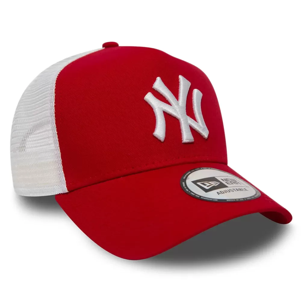 Casquettes Trucker | Casquettes Homme^New Era Casquette Trucker A-Frame MLB Clean Trucker New York Yankees rouge