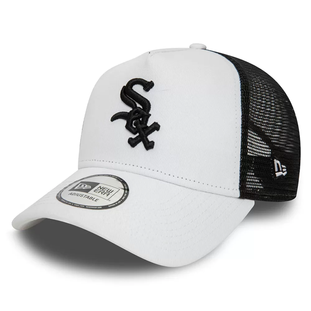 Casquettes Trucker | Casquettes Homme^New Era Casquette Trucker A-Frame MLB League Essential Chicago White Sox blanc-noir