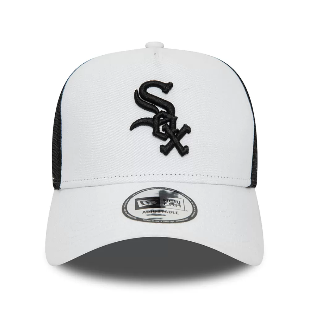 Casquettes Trucker | Casquettes Homme^New Era Casquette Trucker A-Frame MLB League Essential Chicago White Sox blanc-noir