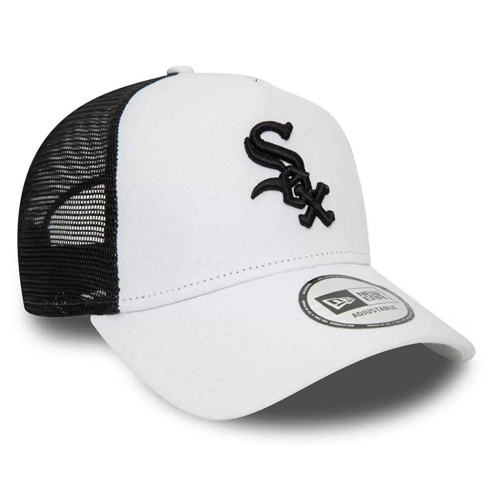 Casquettes Trucker | Casquettes Homme^New Era Casquette Trucker A-Frame MLB League Essential Chicago White Sox blanc-noir