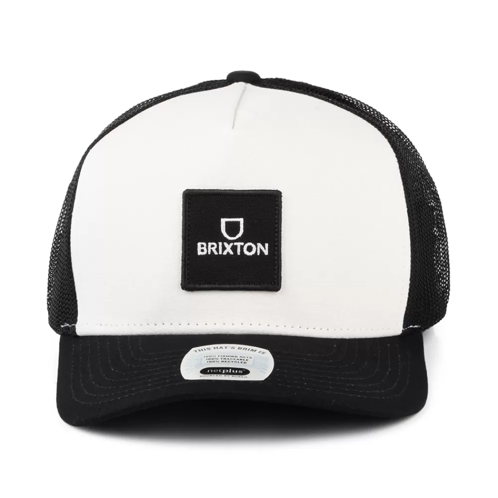 Casquettes Trucker | Casquettes De Baseball^Brixton Casquette Trucker Alpha Block NetPlus MP blanc cassé-noir
