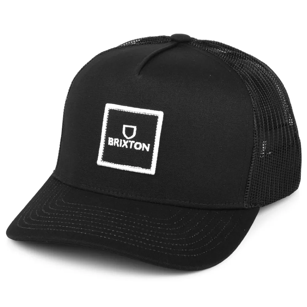 Casquettes Trucker | Casquettes De Baseball^Brixton Casquette Trucker Alpha Block NetPlus MP noir
