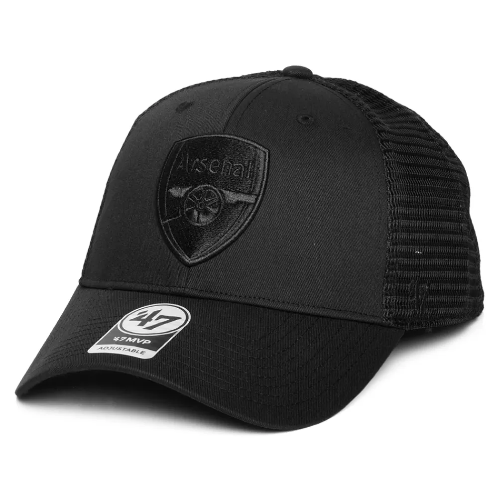Casquettes Trucker | Casquettes Homme^47 Brand Casquette Trucker Branson MVP Arsenal FC noir sur noir
