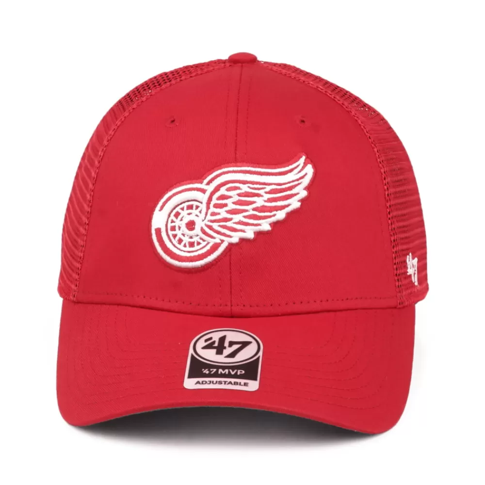 Casquettes Trucker | Casquettes Homme^47 Brand Casquette Trucker Branson MVP Detroit Red Wings rouge