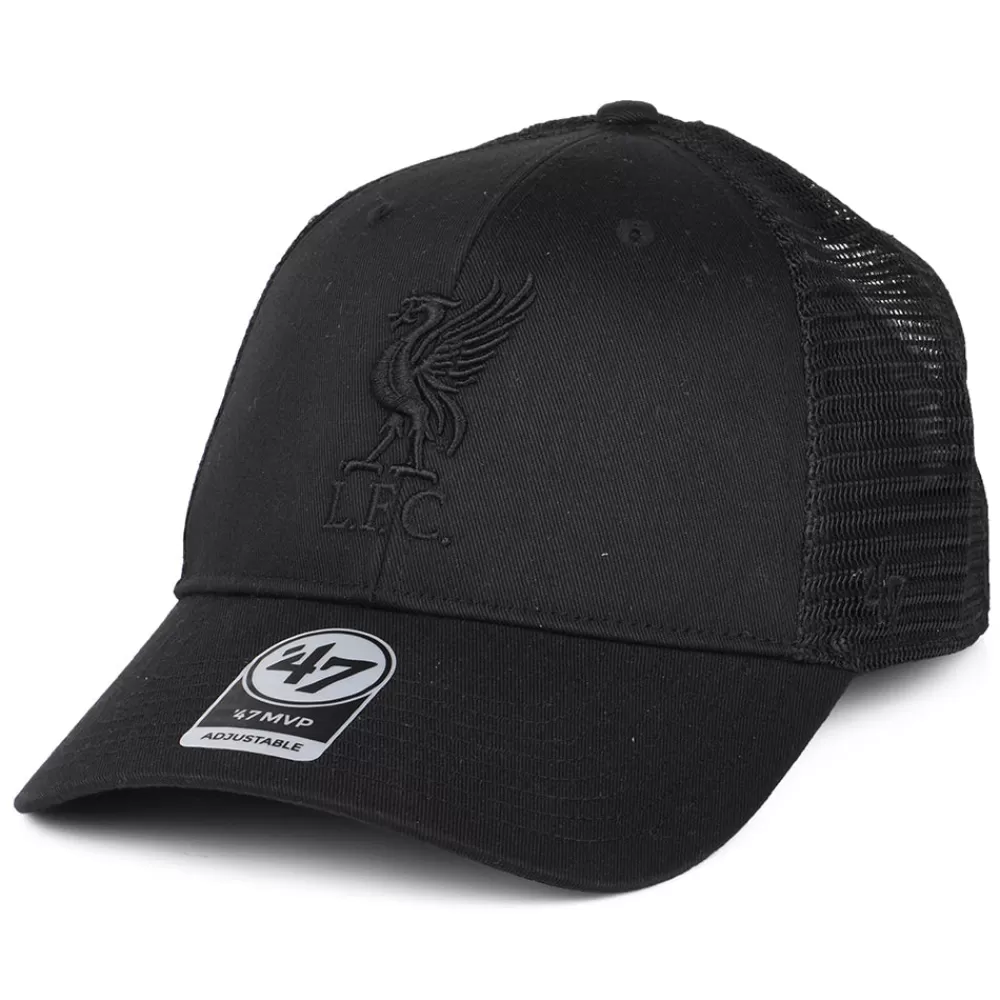 Casquettes Trucker | Casquettes Homme^47 Brand Casquette Trucker Branson MVP Liverpool FC noir sur noir