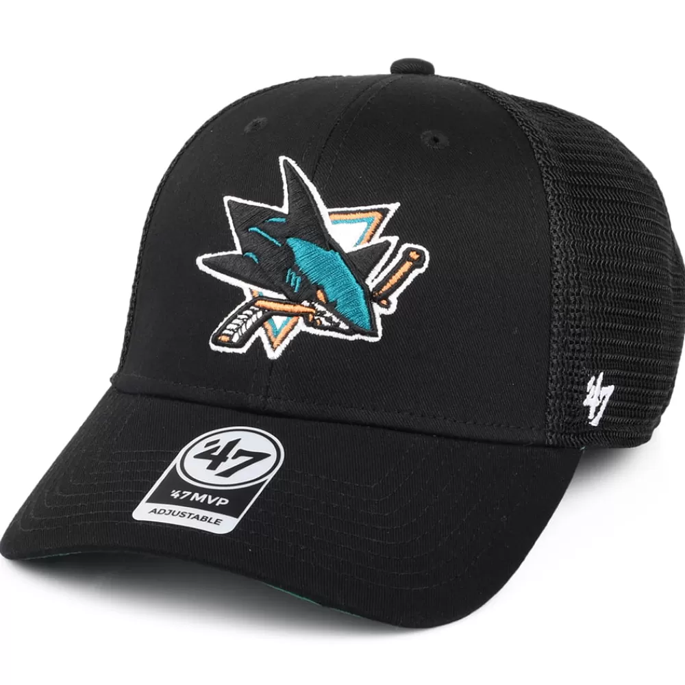 Casquettes Trucker | Casquettes Homme^47 Brand Casquette Trucker Branson MVP San Jose Sharks noir