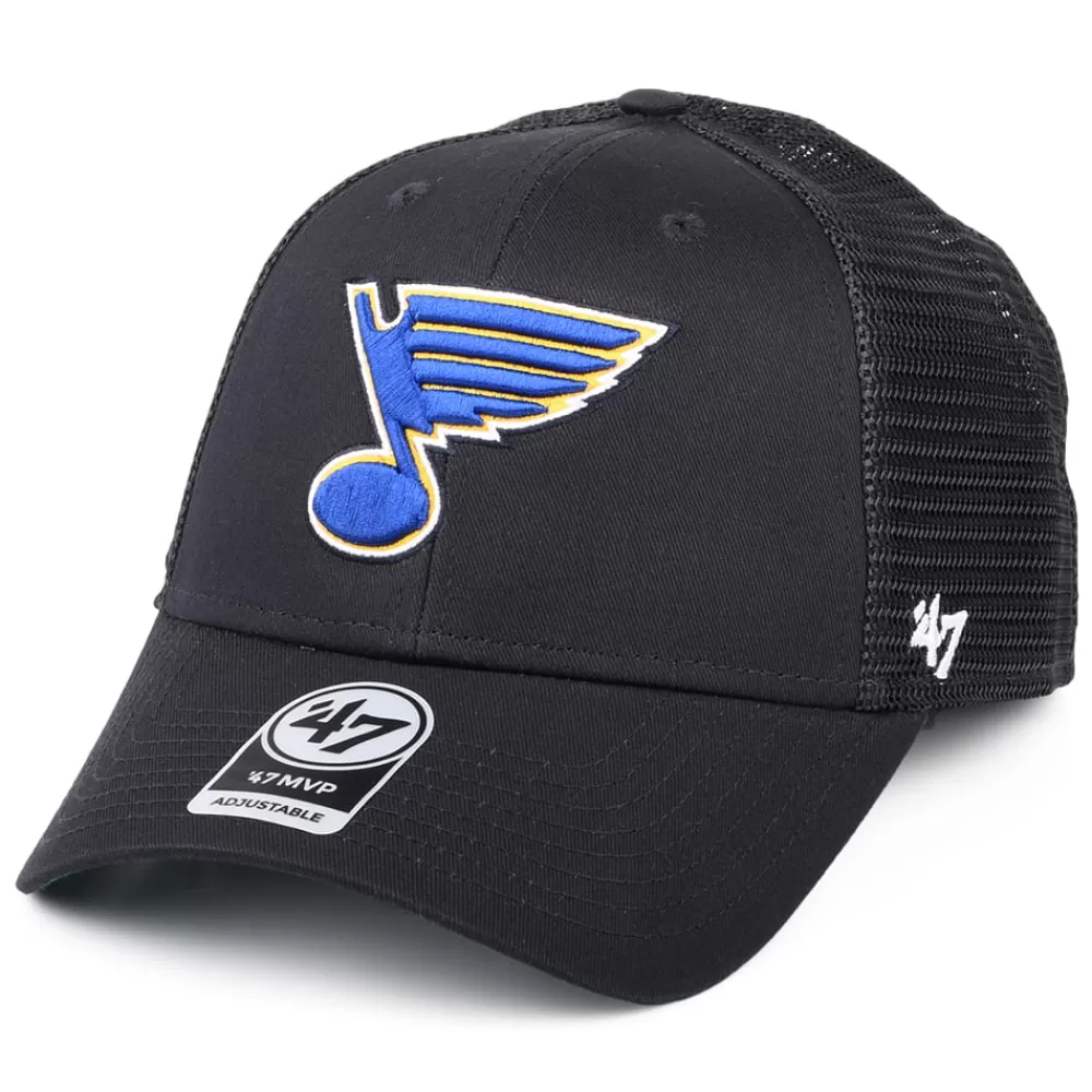 Casquettes Trucker | Casquettes Homme^47 Brand Casquette Trucker Branson MVP St Louis Blues bleu marine