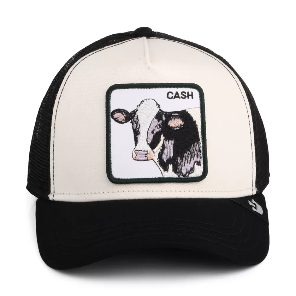Casquettes Trucker | Casquettes De Baseball^Goorin Bros. Casquette Trucker Cash Cow blanc-noir